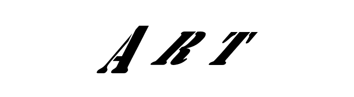 AustralianFlyingCorpsStencilB  Free Fonts Download