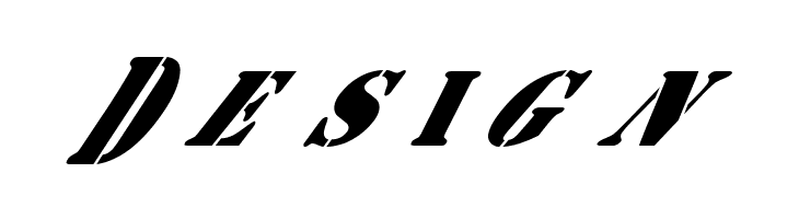 AustralianFlyingCorpsStencilB  Free Fonts Download