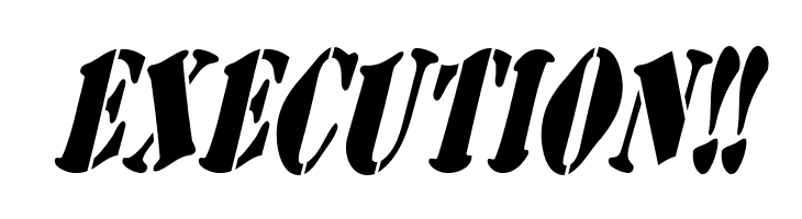 AustralianFlyingCorpsStencilSB  Free Fonts Download