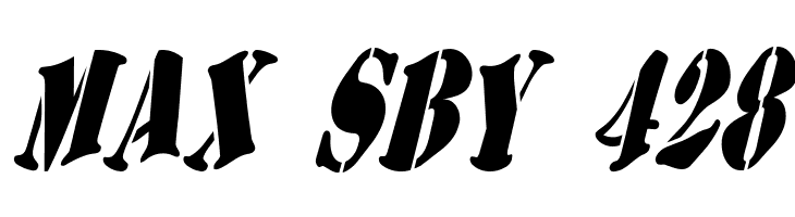 AustralianFlyingCorpsStencilSB  Free Fonts Download