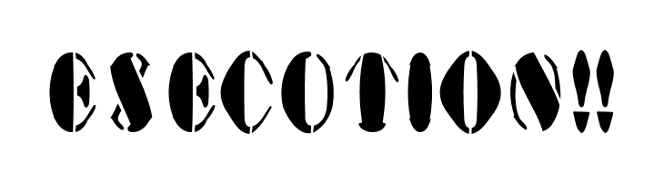 AustralianFlyingCorpsStencilA  Free Fonts Download
