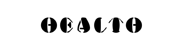 AustralianFlyingCorpsStencilA  Free Fonts Download