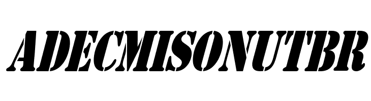 AustralianFlyingCorpsStencilS  Free Fonts Download