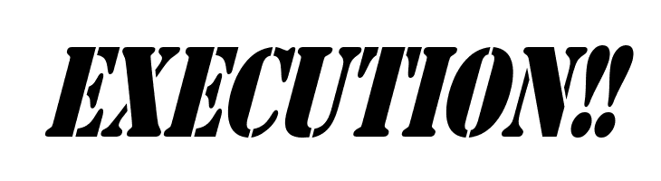 AustralianFlyingCorpsStencilS  Free Fonts Download