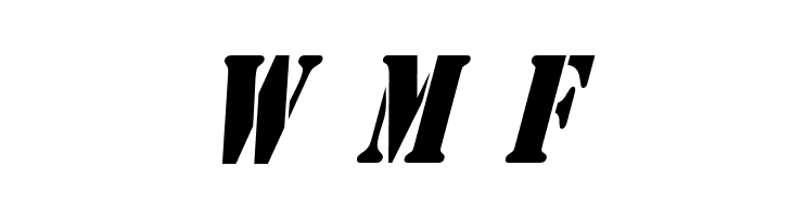 AustralianFlyingCorpsStencilS  Free Fonts Download