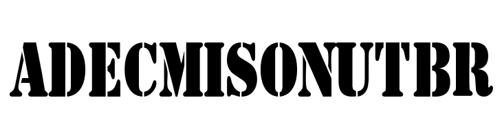 AustralianFlyingCorpsStencil  Free Fonts Download