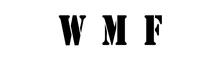 AustralianFlyingCorpsStencil  Free Fonts Download