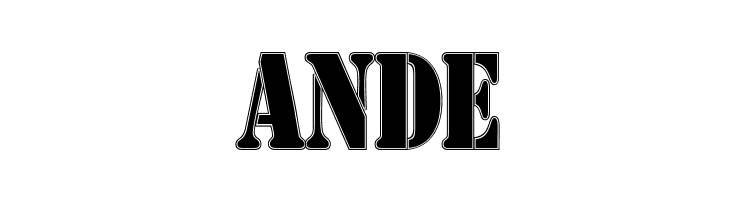 AustralianFlyingCorpsStencilCo  Free Fonts Download