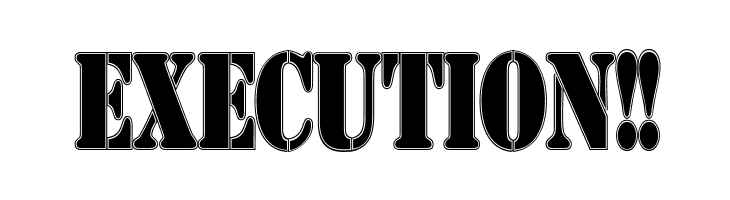 AustralianFlyingCorpsStencilCo  Free Fonts Download