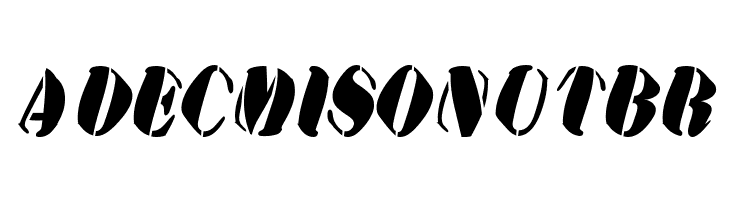 AustralianFlyingCorpsStencilSA  Free Fonts Download