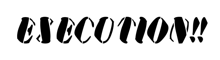 AustralianFlyingCorpsStencilSA  Free Fonts Download