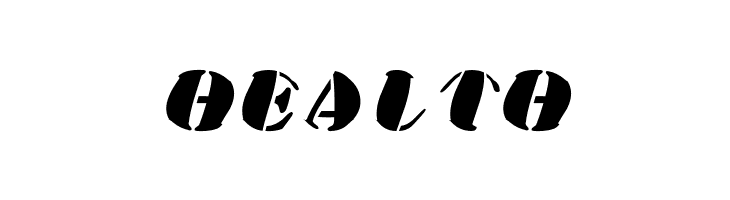 AustralianFlyingCorpsStencilSA  Free Fonts Download