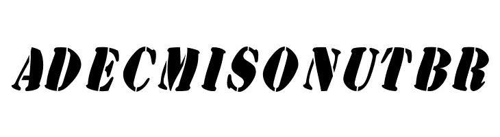 AustralianFlyingCorpsStencilSG  Free Fonts Download