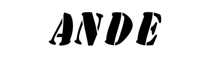 AustralianFlyingCorpsStencilSG  Free Fonts Download