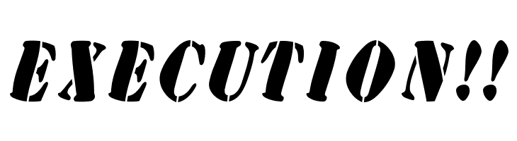 AustralianFlyingCorpsStencilSG  Free Fonts Download