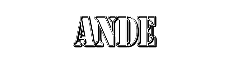 AustralianFlyingCorpsStencilT  Free Fonts Download