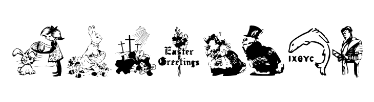 EasterCollage  Free Fonts Download