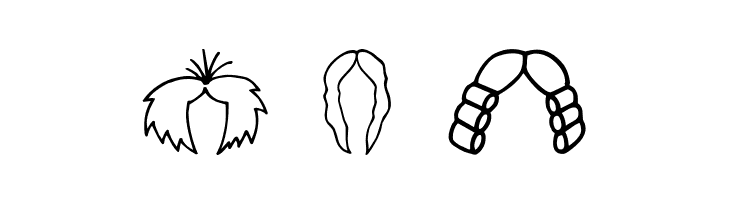 IdentAKitHair  Free Fonts Download
