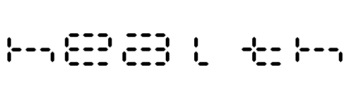 Calculatrix 24 Regular  Free Fonts Download