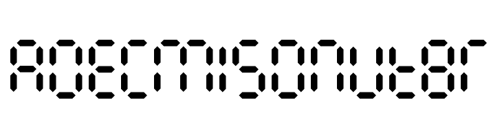 Calculatrix 7 Regular  Free Fonts Download