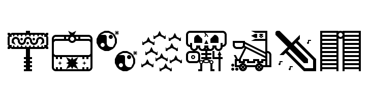Donjonikons Regular  Free Fonts Download