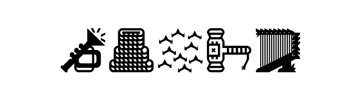 Donjonikons Regular  Free Fonts Download