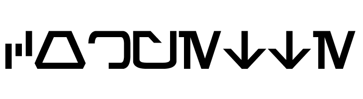 Aurebesh Bold  Free Fonts Download