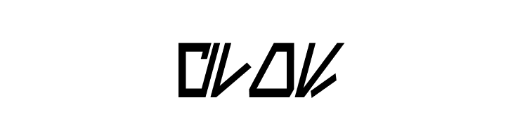 Aurebesh Condensed Bold Italic  Free Fonts Download