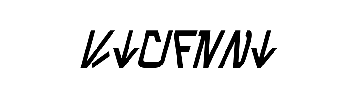 Aurebesh Condensed Bold Italic  Free Fonts Download