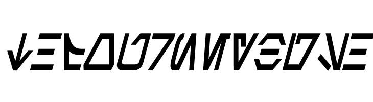 Aurebesh Condensed Bold Italic  Free Fonts Download