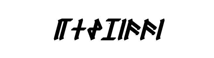 Dethek Bold Italic  Free Fonts Download