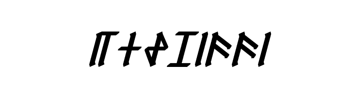 Dethek Italic  Free Fonts Download