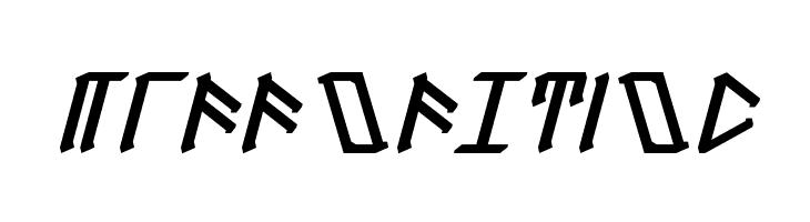 Dethek Italic  Free Fonts Download