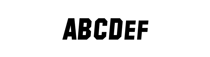 SF Collegiate Solid Italic  Free Fonts Download