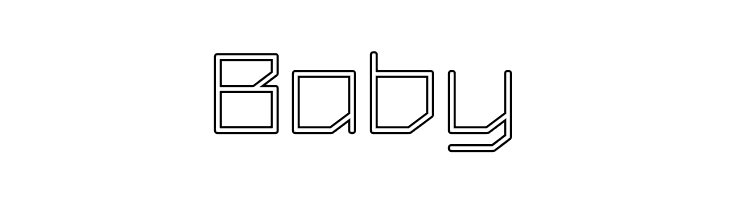 Squaredee-Outline  Free Fonts Download