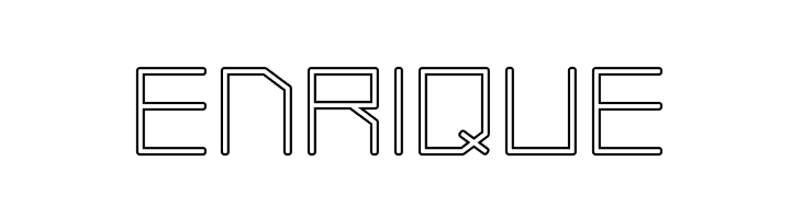 Squaredee-Outline  Free Fonts Download