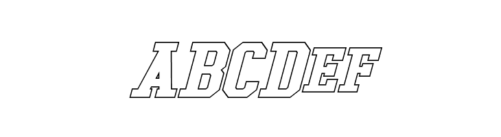 Tonopah Hollow Bold Italic  Free Fonts Download