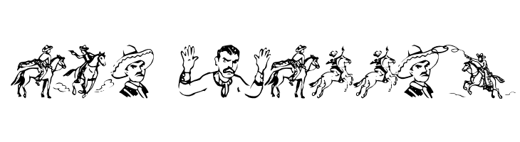 Cowboy Clips  Free Fonts Download