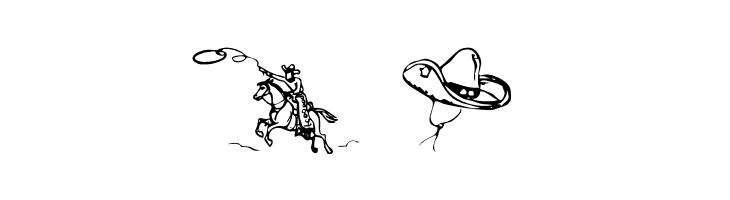 Cowboy Clips  Free Fonts Download