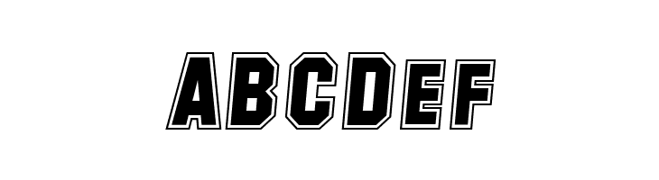 SF Collegiate Italic  Free Fonts Download