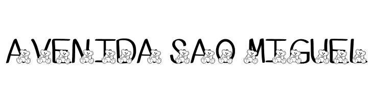 Ks Coppers Teddy Bears Regular  Free Fonts Download