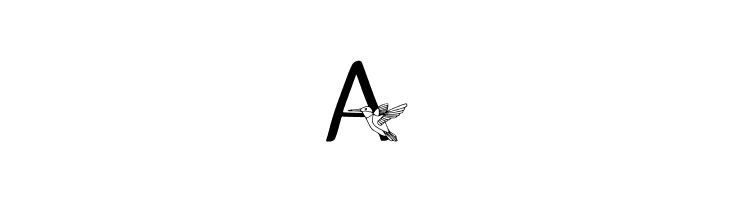 Ks Kristines Hummingbir Regular  Free Fonts Download