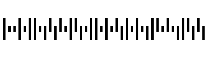 KIX Barcode  Free Fonts Download