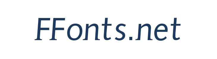 AidaSerifObliqueMedium font — Lorem ipsum body text preview