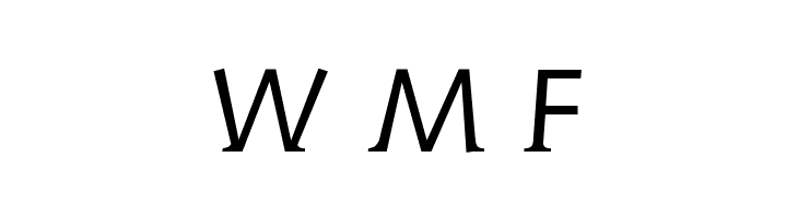 AidaSerifObliqueMedium  Free Fonts Download