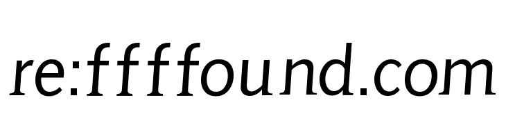 AidaSerifObliqueMedium  Free Fonts Download