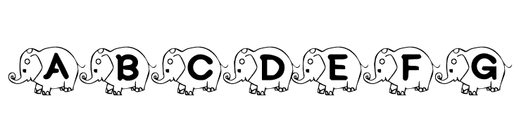 RMElephant4  Free Fonts Download