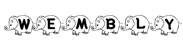 RMElephant4  Free Fonts Download