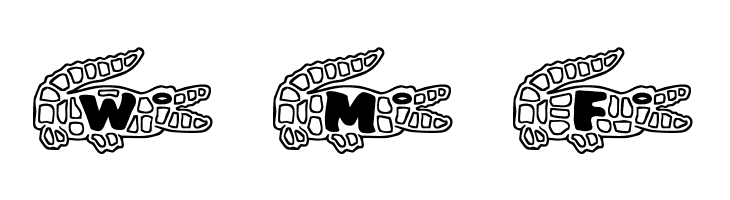 RMGator  Free Fonts Download