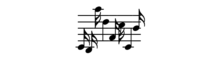 MusiQwikB  Free Fonts Download